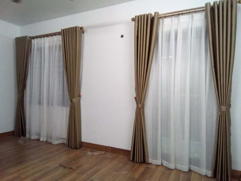 rèm ô rê polyester