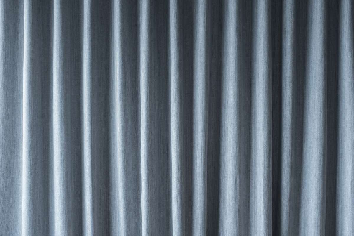 Rèm vải chống nắng xám
