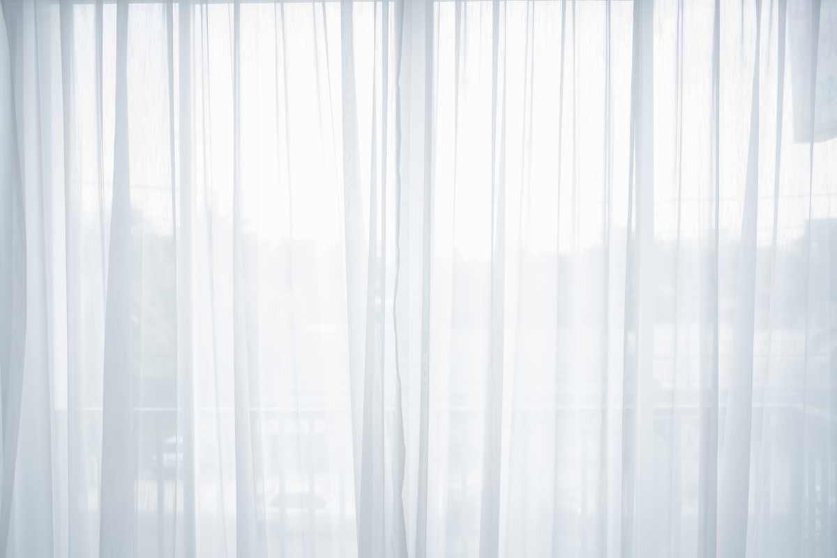 Rèm vải chống UV Trắng