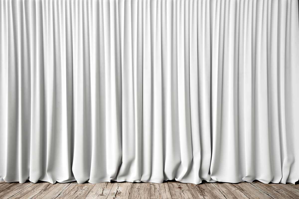 Rèm vải chống UV Trắng