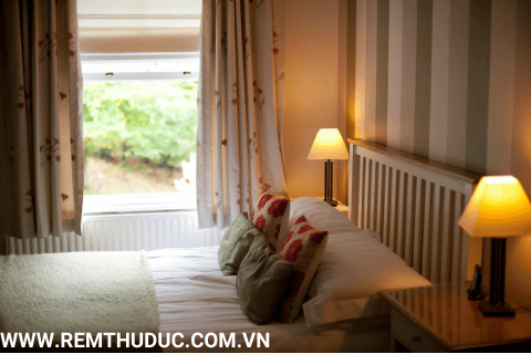 Rèm vải cotton 2 lớp