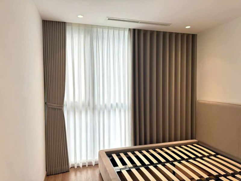 Rèm vải chống nắng 2 lớp