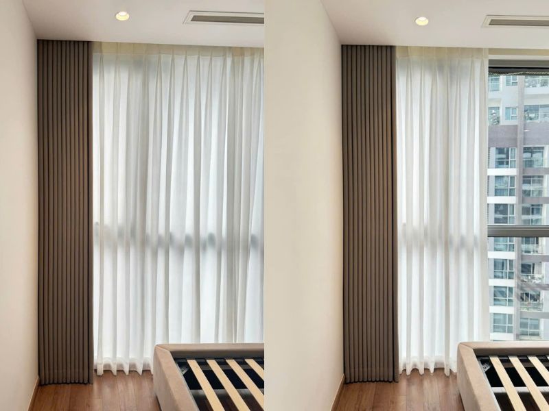 rèm vải 2 lớp chống nắng