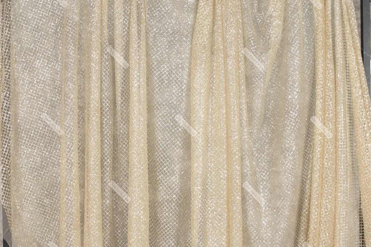 Rèm vải voam đính sequin