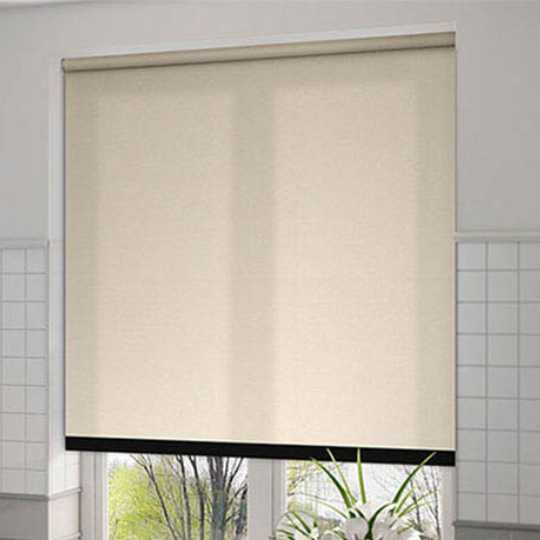 Rèm Cuốn Vải Trơn Be