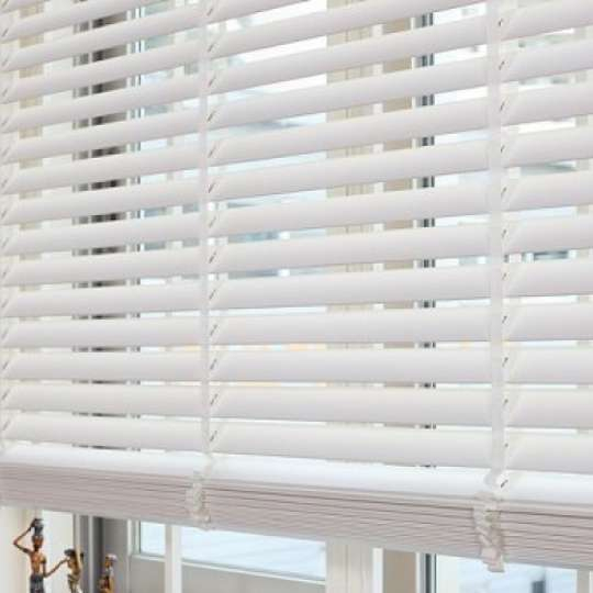 Rèm Sáo Nhôm Trắng